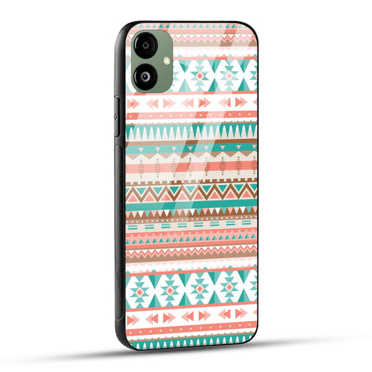 Samsung Galaxy A05 Back Cover Seamless Tribal Design Printed Glass Case