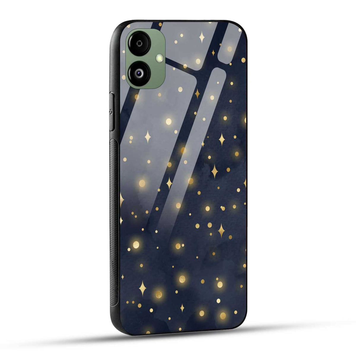 Samsung Galaxy A05 Back Cover Lost In Space Find By Stars Printed Glass Case