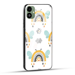 Samsung Galaxy A05 Back Cover Butterfly Of Rainbow Ddodle Printed Glass Case