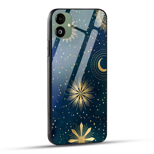 Samsung Galaxy F14 5G Back Cover Art Of Moon Printed Glass Case