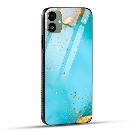 Samsung Galaxy A05 Back Cover Shining Marble Printed Glass Case