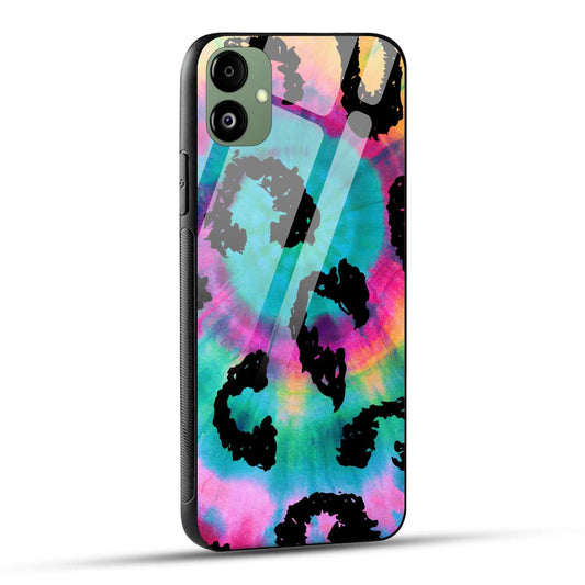 Samsung Galaxy A05 Back Cover Tie-Dye Texture Printed Glass Case