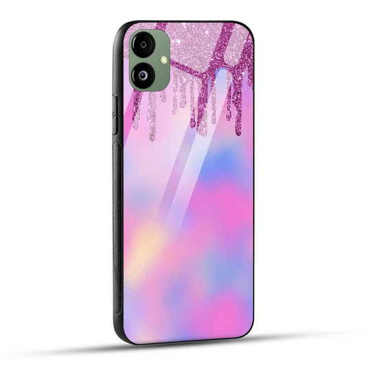 Samsung Galaxy A05 Back Cover Melting Diamond Printed Glass Case