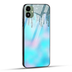 Samsung Galaxy A05 Back Cover Melting Glitters Printed Glass Case