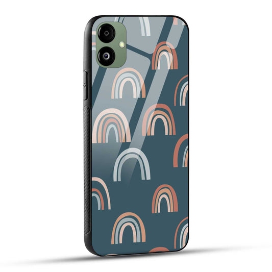 Samsung Galaxy A05 Back Cover Curved Pattern Printed Glass Case