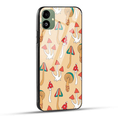 Samsung Galaxy A05 Back Cover Mashrooms And Art Printed Glass Case