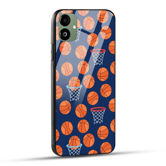 Samsung Galaxy A05 Back Cover Basket Ball Doodle Art Printed Glass Case