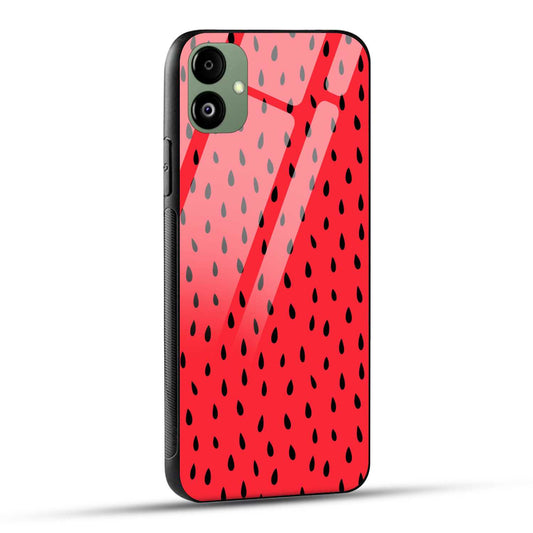 Samsung Galaxy A05 Back Cover Drops In Black Printed Glass Case
