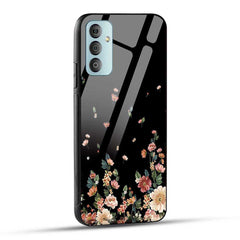 Samsung Galaxy F23 5G Back Cover Flowers Girly Glass Case