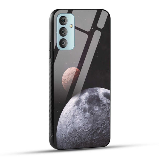 Samsung Galaxy F23 5G Back Cover Galaxy Space Printed Glass Case