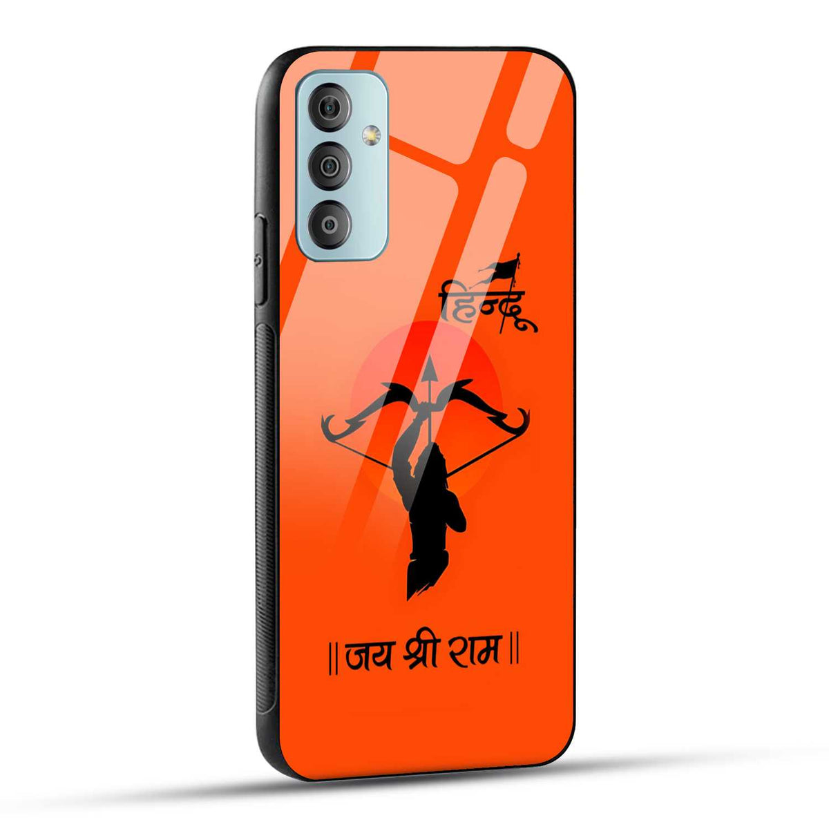 Samsung Galaxy F23 5G Back Cover Jai Shree Ram Printed Glass Case