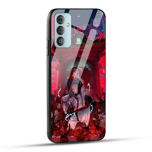 Samsung Galaxy F23 5G Back Cover Sukuna Printed Glass Case