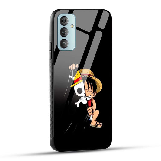 Samsung Galaxy F23 5G Back Cover Luffy Printed Glass Case
