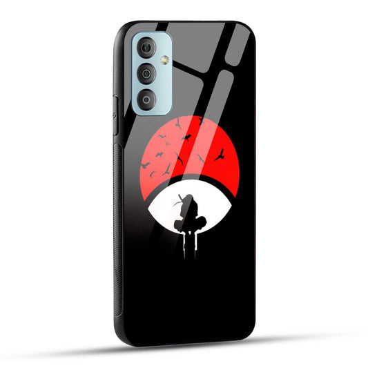 Samsung Galaxy F23 5G Back Cover Itachi Uchiha Printed Glass Case