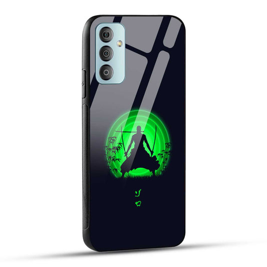 Samsung Galaxy F23 5G Back Cover Zoro Printed Glass Case