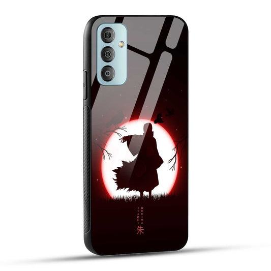 Samsung Galaxy F23 5G Back Cover Itachi Uchiha Printed Glass Case