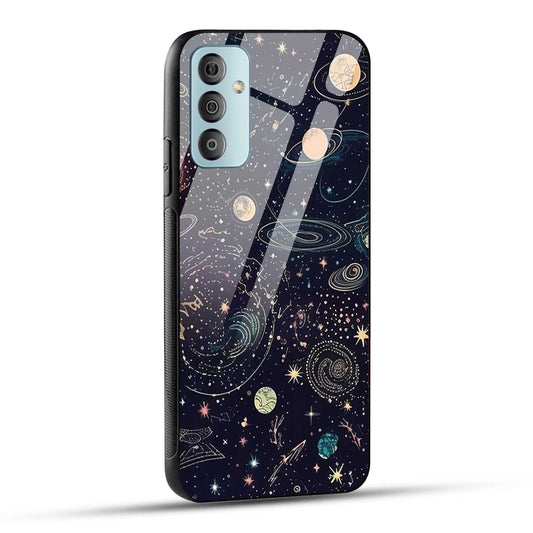 Samsung Galaxy F23 5G Back Cover Beauty Of Multiverse Art Printed Glass Case
