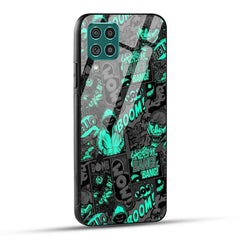 Samsung Galaxy F62 Back Cover Boom Printed Glass Case