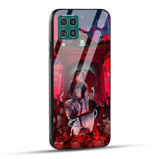 Samsung Galaxy F62 Back Cover Sukuna Printed Glass Case