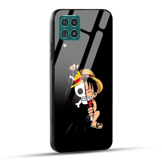 Samsung Galaxy F62 Back Cover Luffy Printed Glass Case