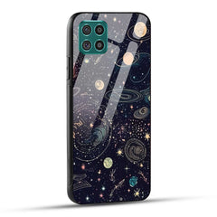 Samsung Galaxy F62 Back Cover Beauty Of Multiverse Art Printed Glass Case