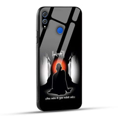 Honor 8X Back Cover Shree Swami Samarth Printed Glass Case