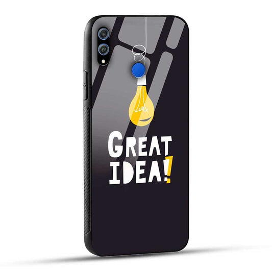 Honor 8X Back Cover Great Idea Glass Case