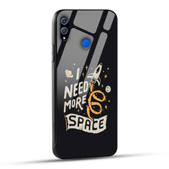 Honor 8X Back Cover I Need More Space Printed Glass Case