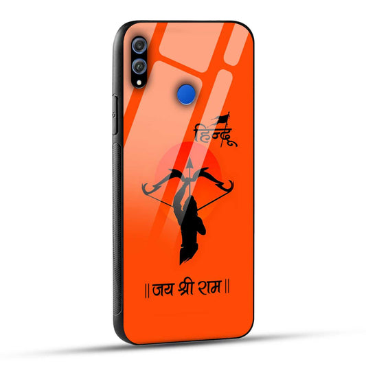 Honor 8X Back Cover Jai Shree Ram Printed Glass Case