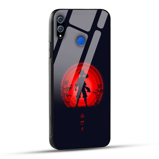 Honor 8X Back Cover Luffy Printed Glass Case