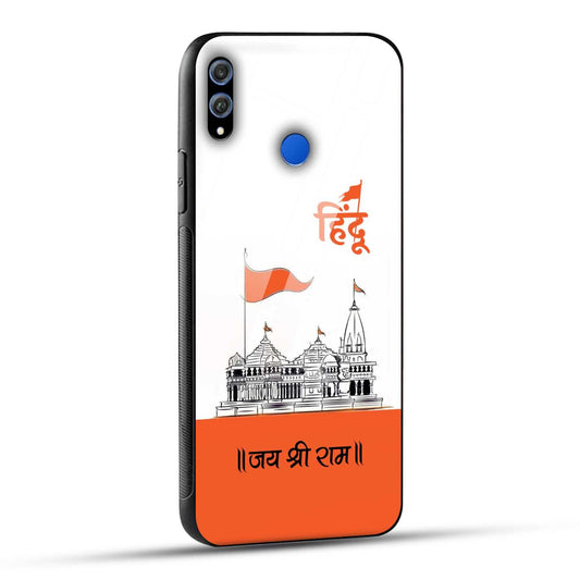 Honor 8X Back Cover Jai Shree Ram Mandir Art Printed Glass Case