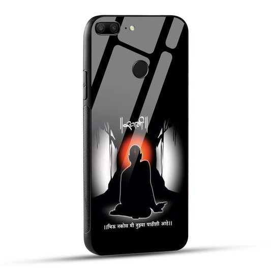 Honor 9 Lite Back Cover Shree Swami Samarth Printed Glass Case