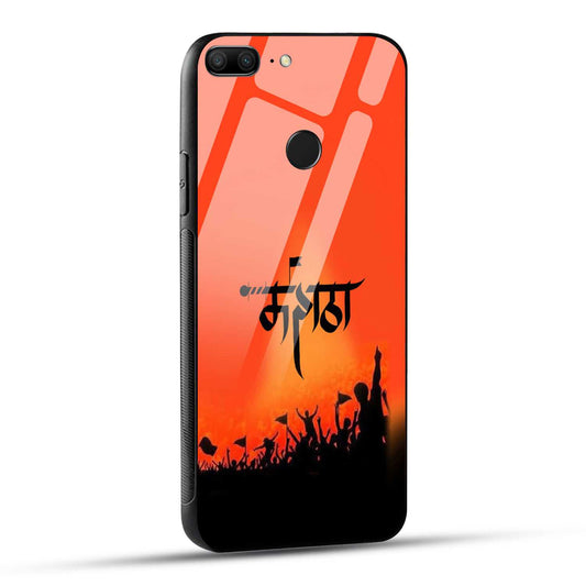 Honor 9 Lite Back Cover Maratha Printed Glass Case