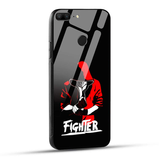 Honor 9 Lite Back Cover Fighter Printed Glass Case