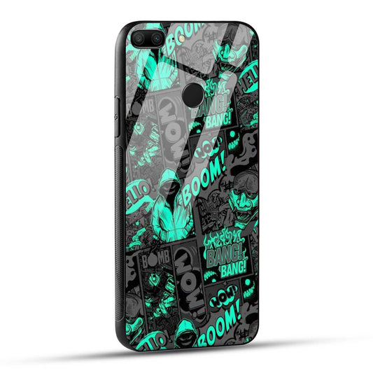Honor 9 Lite Back Cover Boom Printed Glass Case
