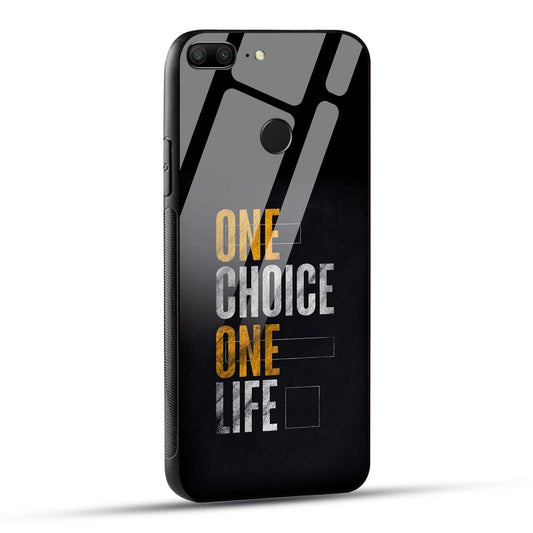 Honor 9 Lite Back Cover One Choice One Life Printed Glass Case