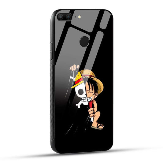 Honor 9 Lite Back Cover Luffy Printed Glass Case