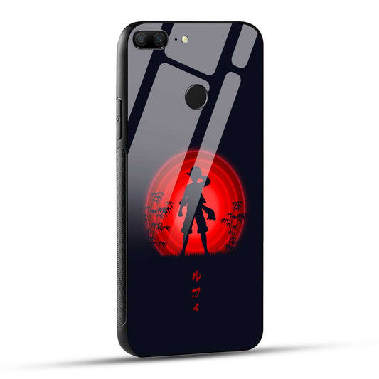 Honor 9 Lite Back Cover Luffy Printed Glass Case