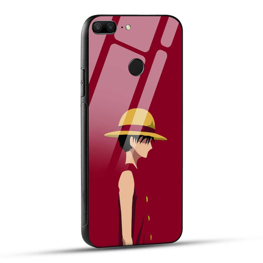 Honor 9 Lite Back Cover Luffy Printed Glass Case