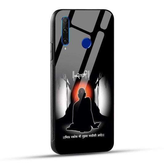 Honor 10i / Honor 20i Back Cover Shree Swami Samarth Printed Glass Case