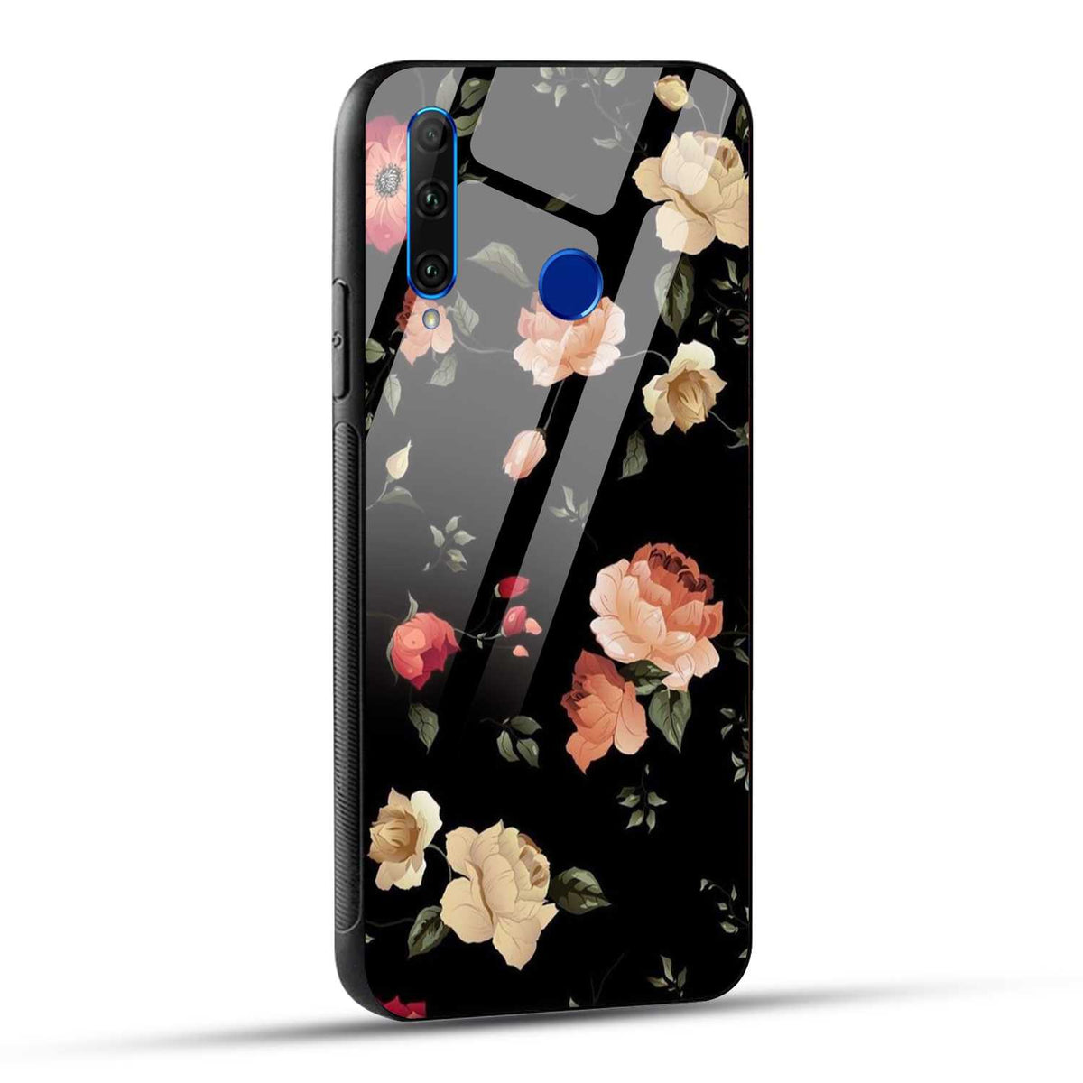Honor 10i / Honor 20i Back Cover Flowers Froral Printed Glass Case