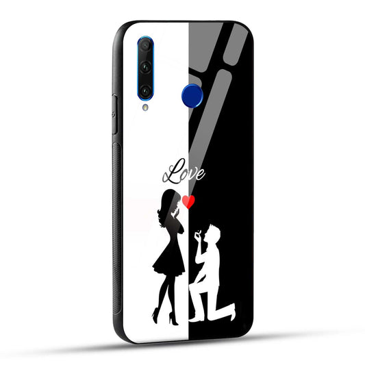 Honor 10i / Honor 20i Back Cover Love Proposal Printed Glass Case