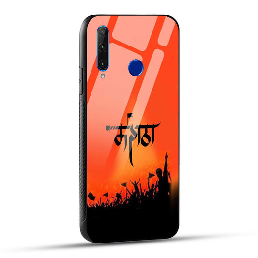 Honor 10i / Honor 20i Back Cover Maratha Printed Glass Case