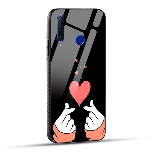 Honor 10i / Honor 20i Back Cover Love Expressing Printed Glass Case