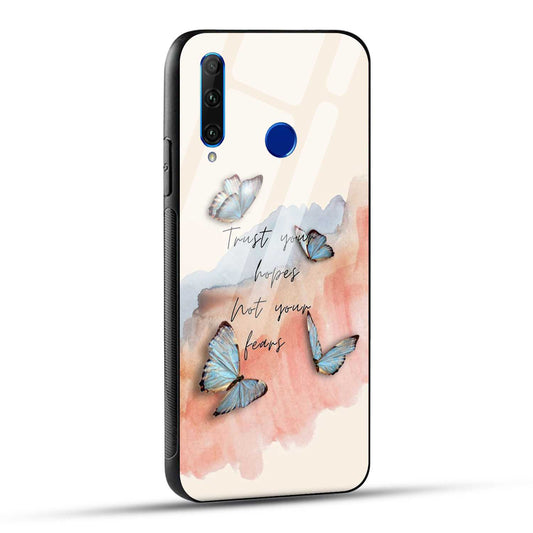 Honor 10i / Honor 20i Back Cover Trust Your Hopes Printed Glass Case