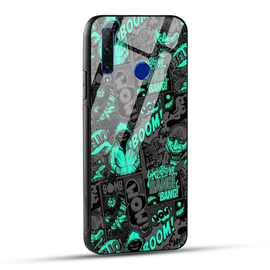 Honor 10i / Honor 20i Back Cover Boom Printed Glass Case