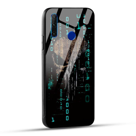 Honor 10i / Honor 20i Back Cover Hacker Printed Glass Case