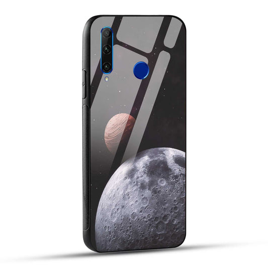 Honor 10i / Honor 20i Back Cover Galaxy Space Printed Glass Case