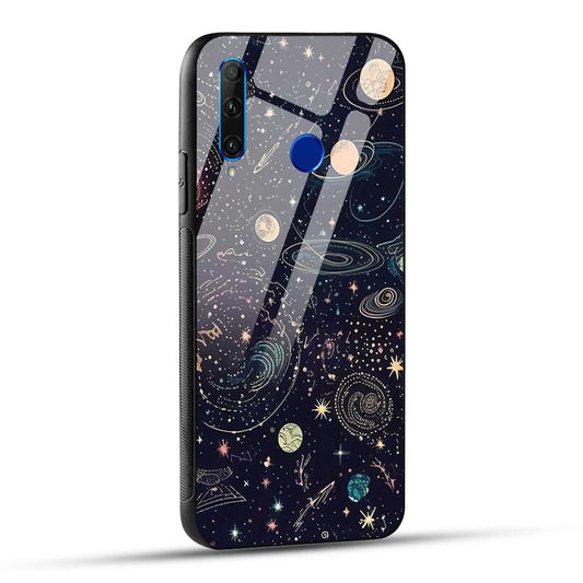 Honor 10i / Honor 20i Back Cover Beauty Of Multiverse Art Printed Glass Case