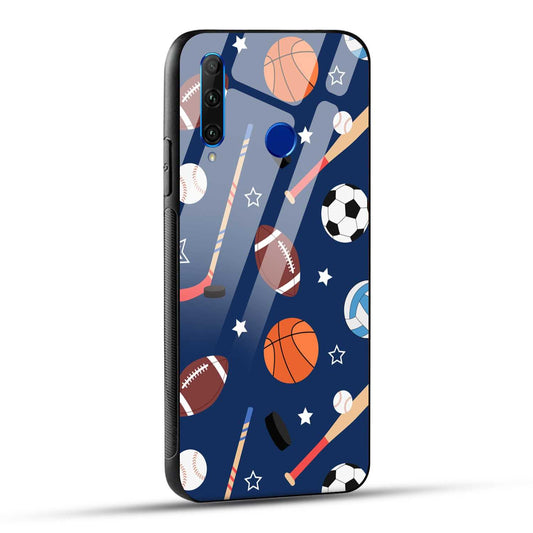 Honor 10i / Honor 20i Back Cover Every Sports Matter Printed Glass Case